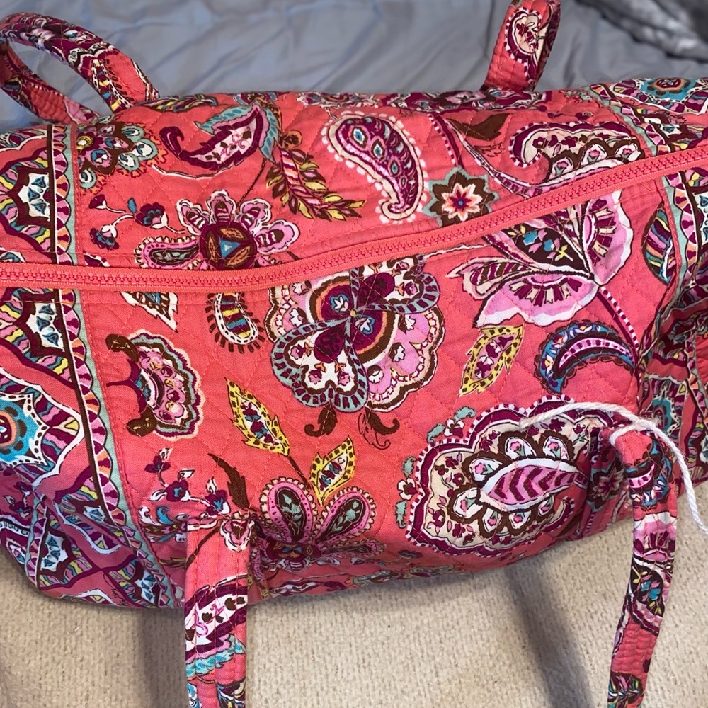VERA BRADLEY PINK LARGE TOTE
